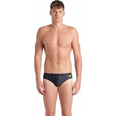 Arena Performance Monogram Swim Briefs Black