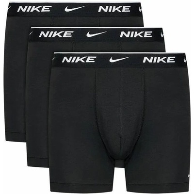 Nike Everyday Cotton Stretch Trunk 3P Čierny