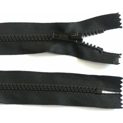 Kostěný zip no.5 nerozepínací 18cm černý