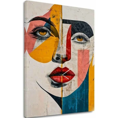 Elegantný obraz ženy Túžba bozkávať - 60x90 cm