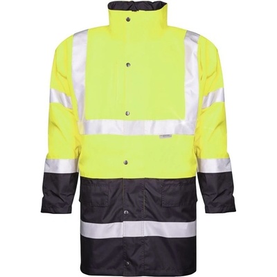 Ardon H8911 bunda HI VIZ 4v1 zateplená nepromokavá Žluto navy
