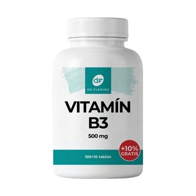 Dr.fleming Vitamin B3 500mg +10% gratis 110 kapsúl