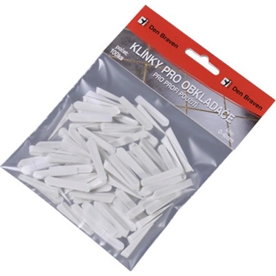 Den Braven Klínky pro obkladače 2,5 - 8 mm, 100 ks modrá S043