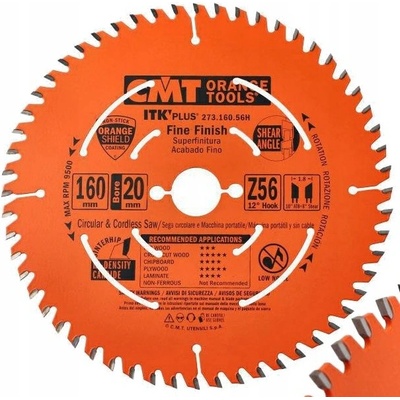 CMT Kotoučová pila na dřevo pro příčné řezání 216x30 mm 64 zubů 273.216.64M