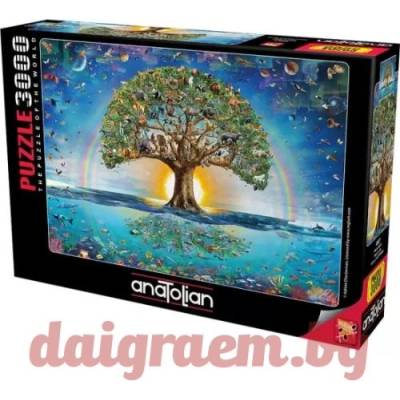 Anatolian Пъзел anatolian 4927 - 3000 части - Дървото на живота (p4927)