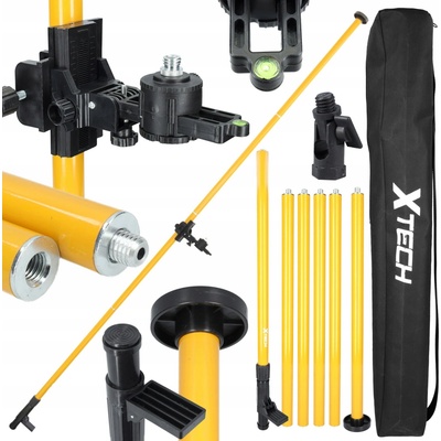 Rozperná tyč na vodováhu Xtech 420 cm s adaptérom