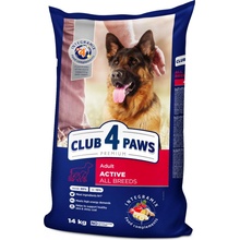 Club4Paws Premium pre dospelých psov s vysokou aktivitou 14 kg