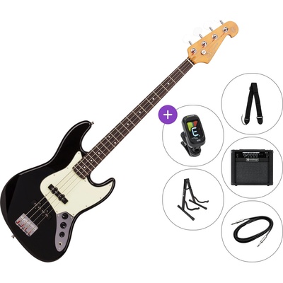 SX SJB62-BK SET 2 Black Електрическа бас китара