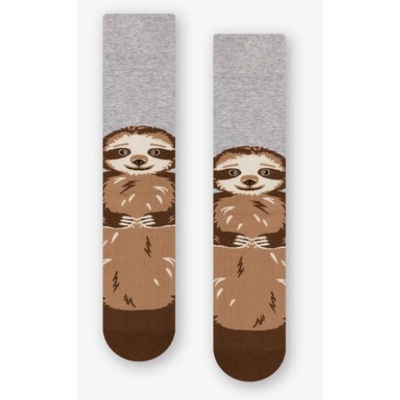 Pánské ponožky Sloth světle šedá