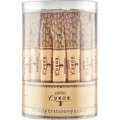 Korunný Cukor Hnedý trstinový cukor 50 x 4,5 g