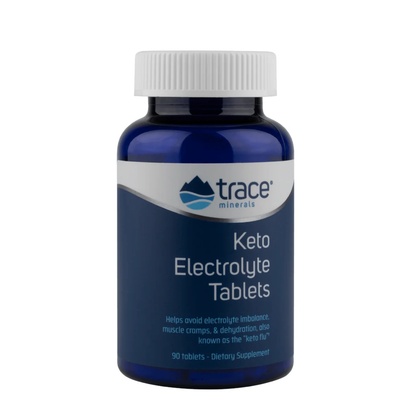 Trace Minerals Keto Electrolyte Tablets, електролити, 90 табл