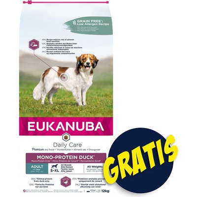 Eukanuba Daily Care Adult Mono Proteín Duck 12 kg