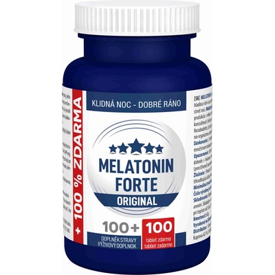 CLINICAL Melatonín forte original 100 + 100 tabliet