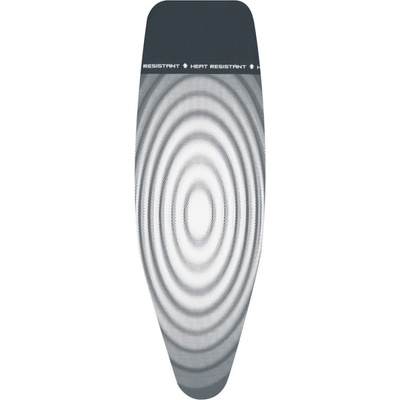 Brabantia Калъф за маса за гладене Brabantia D 90300168, 135x45 см, 2 мм, Топлоустойчива зона за ютия, Тъмносив/Бял (90300168)