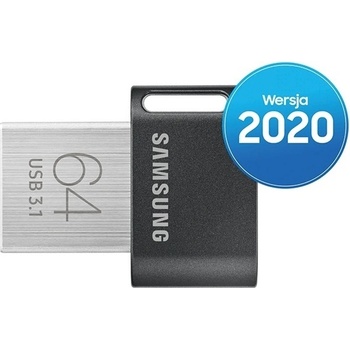 Samsung Samsung Pendrive 64GB MUF-64AB/APC FIT Plus флаш памет, USB 3.1, сив (SMG279GRY)