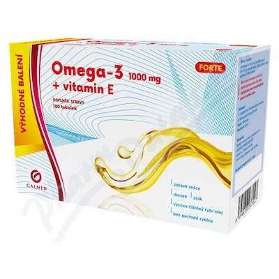 Galmed Omega-3 forte 1000mg+vitamin E 180 tabliet