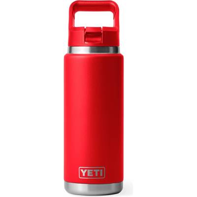 Yeti Coolers Термо бутилка Yeti coolers Rambler Bottle Colour Straw Cap Insulated bottle - Rescue Red - размер 769 ml (533-2281-0411)