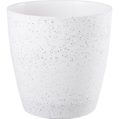 STREND PRO Garden Kvetináč Stone, 35x35 cm, biely, efekt kameňa