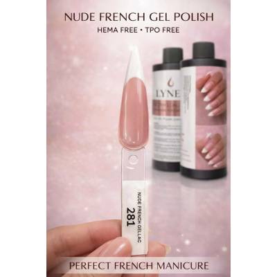 281 LNS Nude French Gellac 250ML – Perfektný French základ