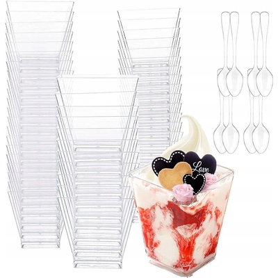 Santex Kelímky na dezerty Fingerfood čtvercové 200 ml