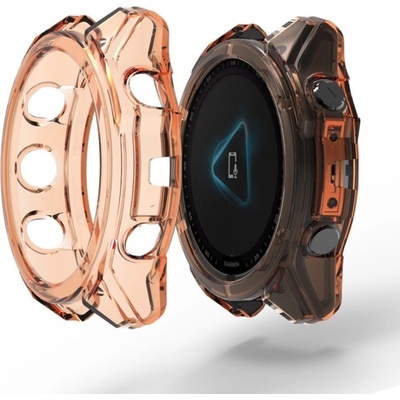 VSETKONAMOBIL 87937 TPU HALF COVER Kryt pre Garmin Fenix 8 51mm oranžový
