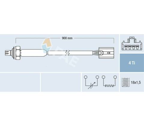 Lambda sonda FAE 77356