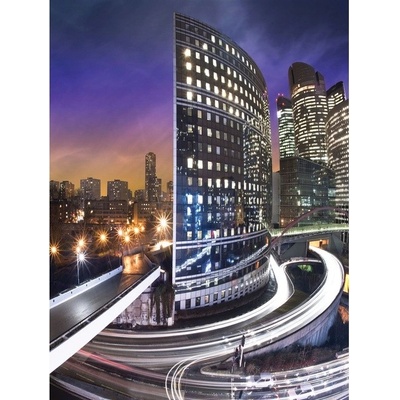 Preinterier Fototapeta panel - PL0220 - Mesto zrýchlené vlies - 206cm x 275cm