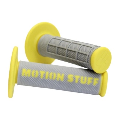 Motokrosové rukojeti supersoft MOTION STUFF STF-201-2229 Šedo/žluté