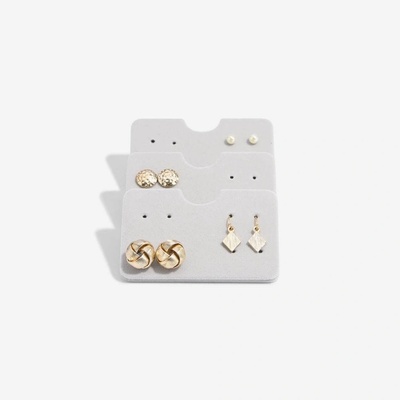 Stackers Sada vložek na náušnice do boxu na šperky Earring Accessory Set of 3 šedá 75920