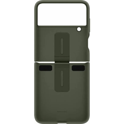 Samsung Silicone Cover Ring EF-PF721TGEGWW - оригинален силиконов кейс с пръстен против изпускане за Samsung Galaxy Flip 4 (зелен)