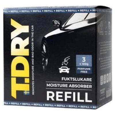 Everbrand Sweden náhradní sáčky do pohlcovače vlhkosti T.Dry, neparfem. 3 x 100g