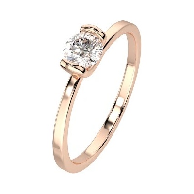 Cara Diamanti Дамски пръстен от розово злато с диамант Cara Diamanti K101-10016R (K101-10016R)