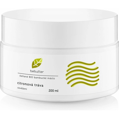 Bebutter šlehané BIO Bambucké máslo Citronová tráva 200 ml