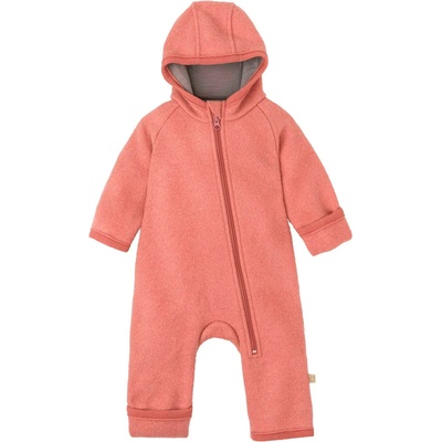 disana Детски цял костюм disana Kid's Zipp-Overall Overall - Softpink - размер 62/68 (EU) (704-4405-1312)