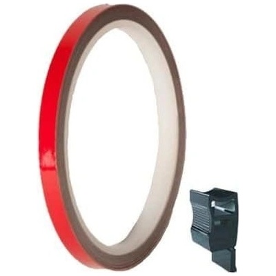 Linka na ráfek PUIG 4542R reflexní červená 7mm x 6m (s aplikátorem)