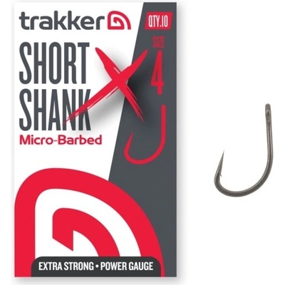 Trakker Short Shank XS Hooks Micro Barbed veľ.4 10 ks