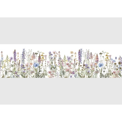 AG Design WB-8483 Samolepící bordura Divoké Květy, rozměry 5 m x 13,8 cm