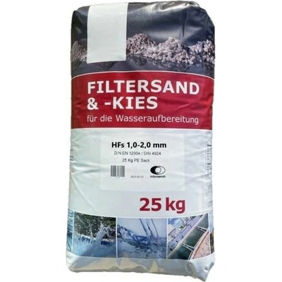 WOLFF & MÜLLER Quarzsande Filtrační písek 1 - 2 mm 25 kg