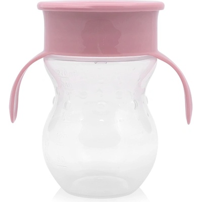 Baby Care Неразливаща се чаша Lorelli Baby Care - 360º, 270 ml, Розова (10230540002)