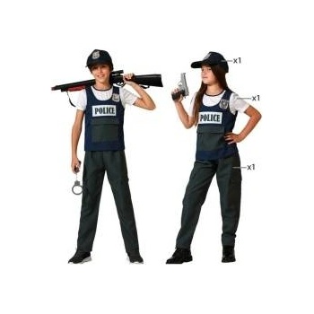 BigBuy Carnival Маскировъчен костюм за деца Полиция Размер 3-4 години