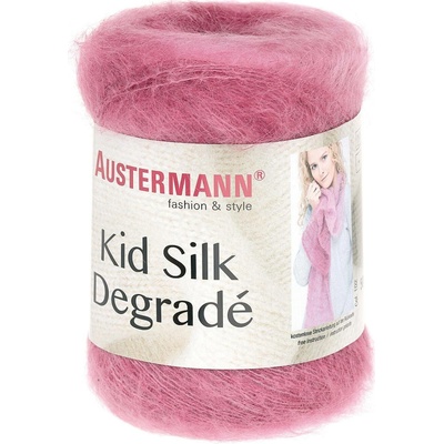 Pletací příze Austermann Kid Silk Degradé Barva: 102 PINK