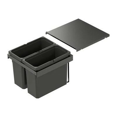 VS ENVI Flex systém na třídění odpadu KB 450 mm, 2 × 16 l, lava