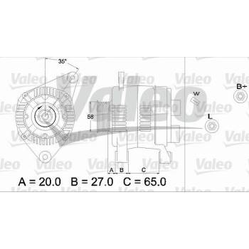 generátor VALEO 437198