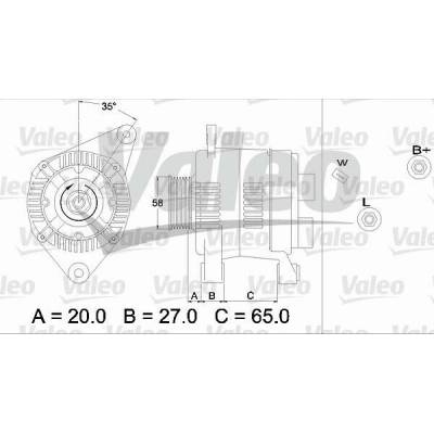 generátor VALEO 437198