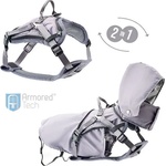 Armored tech ArmoredTech 2 в 1 колан + дъждобран, сив S