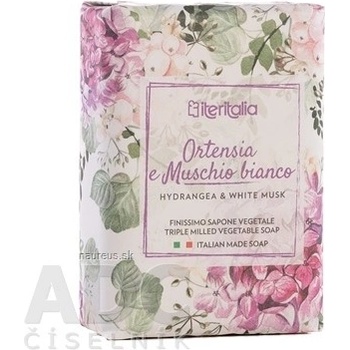 Moje Iteritalia Ortensia e Muschio bianco italské toaletní mýdlo 125 g