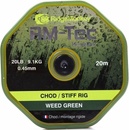 RidgeMonkey šnúra RM Tec Chod Stiff Rig Zelená 20m 0,45mm 20lb