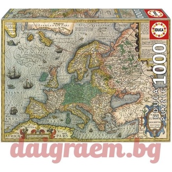 Image 1 of Educa Пъзел educa 19624 - 1000 части - Карта на Европа (edu19624)