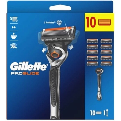 Gillette Fusion5 ProGlide Flexball + 10 ks hlavic