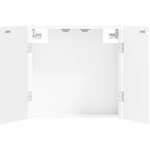 vidaXL Кабинет за дартборд DELFT Бяло 52, 5 x 10, 5 x 53, 5 см (897105)